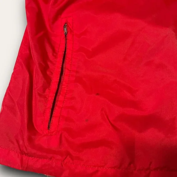 Vintage Oshman’s Sportswear Red Nylon Windbreaker Jacket Tauck Heli-Hiking Sz M - Picture 3 of 6